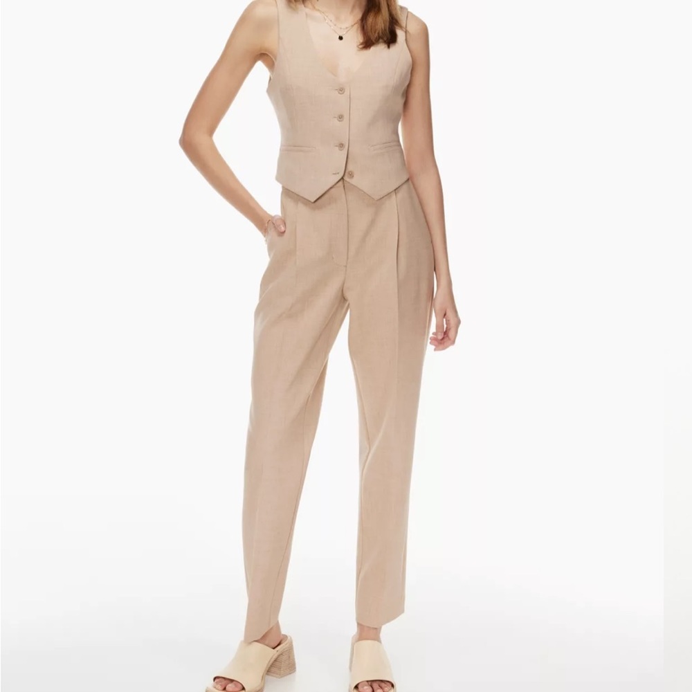 Wilfred Ibiza Tan Pants Heathered Oat Beige